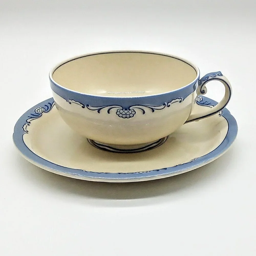 Vintage 1940s Konigl pr Tettau Porcelain Cup & Saucer